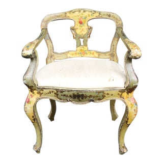 Italian Rococo Vanity Chair For Sale