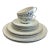 Mid 20th Century Royal Jackson Parisienne Black Floral Dinnerware Set, Service for 2 - 10 pcs For Sale