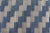 Hand Woven Flat-Weave Kilim Rug With a Modern Design in Blue and Creams For Sale In Atlanta - Image 6 of 13