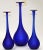3 Nesting Vases Moretti Style Translucent Blue & Red Satin Glass Bud Vases Italy For Sale - Image 13 of 13