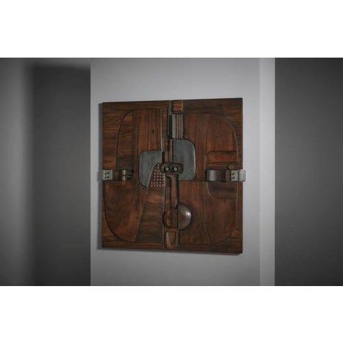 Wooden Wall Relief from Nerone & Patuzzi, Italy, 1970s For Sale - Image 3 of 12