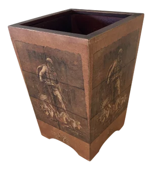 Vintage Florentine Waste Basket