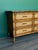 Late 20th Century Thomasville Faux Bamboo Dresser of Nine Drawers For Sale In Miami - Image 6 of 11