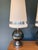 1970s Hollywood Regency Smoked Glass Globe Table Lamps With Chrome Bases & Original Shades - a Pair For Sale - Image 4 of 8