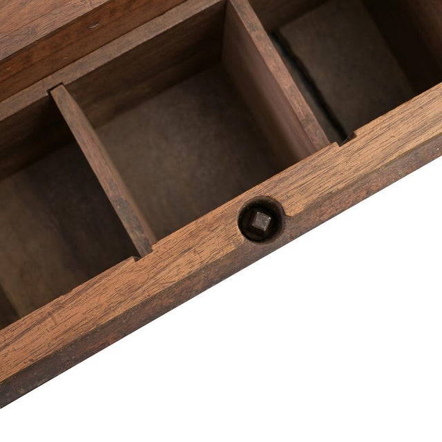 Baroque Travel Box in Mahogany with Brass Fittings, 1750s For Sale - Image 5 of 10