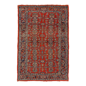 Pasargad DC Rust Persian Antique Bidjar Rug