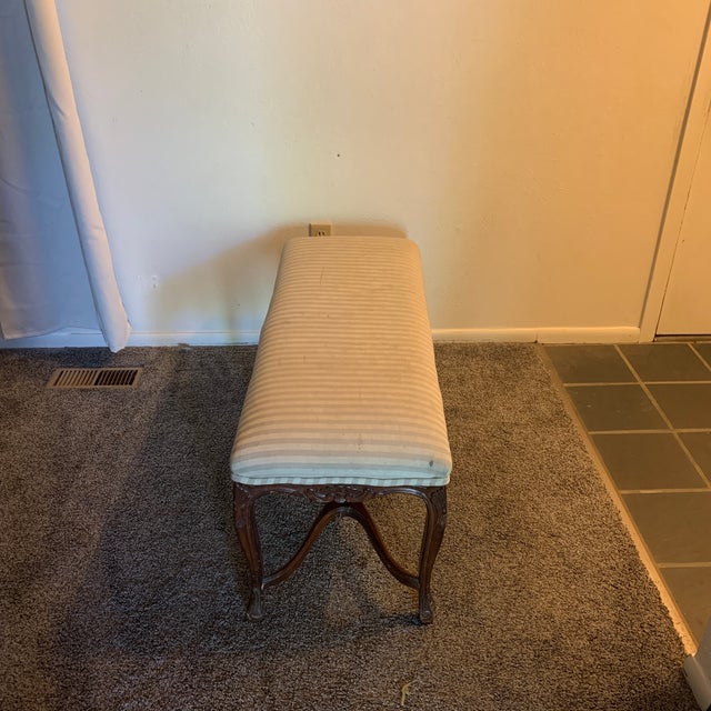 Add a touch of timeless elegance to your home with this beautiful, classic upholstered bench. Perfect as an entryway...