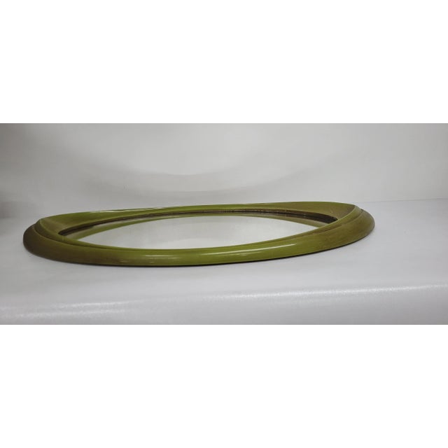 Mid Century Modern Wall Hanging Vintage Mirror Cat Eye Atomic, 1960's