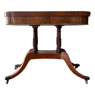 c. 1840-1860 Duncan Phyfe Style Flip Top Game Table For Sale
