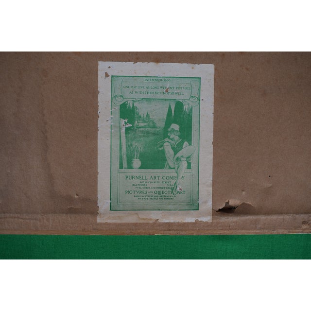 Freddie Thomas the First Rider to Win the New Jersey Hunt Cup Twice Quickens the Pace at the 25th Fence and Goes on to Win 1931 Gouache by Paul Brown For Sale In New York - Image 6 of 7