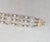 Napier Vintage 1960s Signed Napier 3-Strand Faux-Pearl & Aurora Borealis Beaded Bracelet For Sale - Image 4 of 7