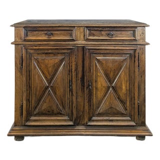 Louis XIV High Buffet in Walnut, 17th Century For Sale