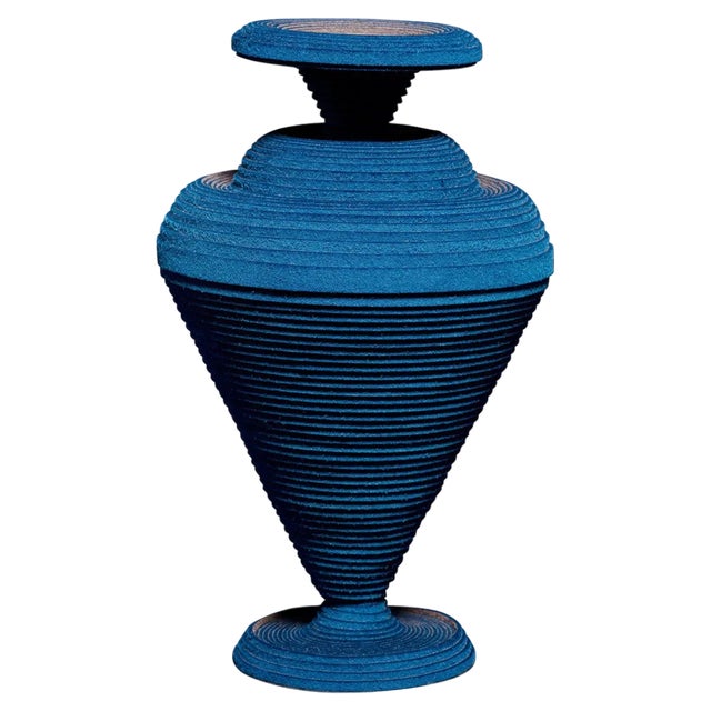 Blue Alchemy Vase by Siba Sahabi For Sale