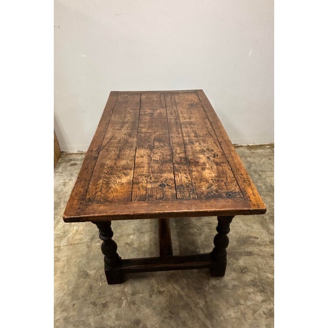 19th Century English Oak Table For Sale In Naples, FL - Image 6 of 10