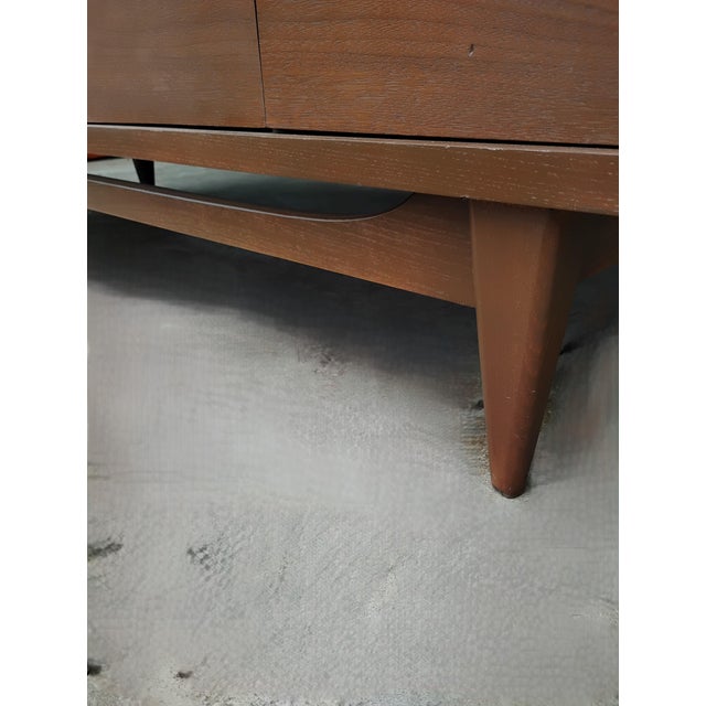 Chocolate Kent Coffey Tableau Lowboy Dresser Mid Century Modern For Sale - Image 8 of 11