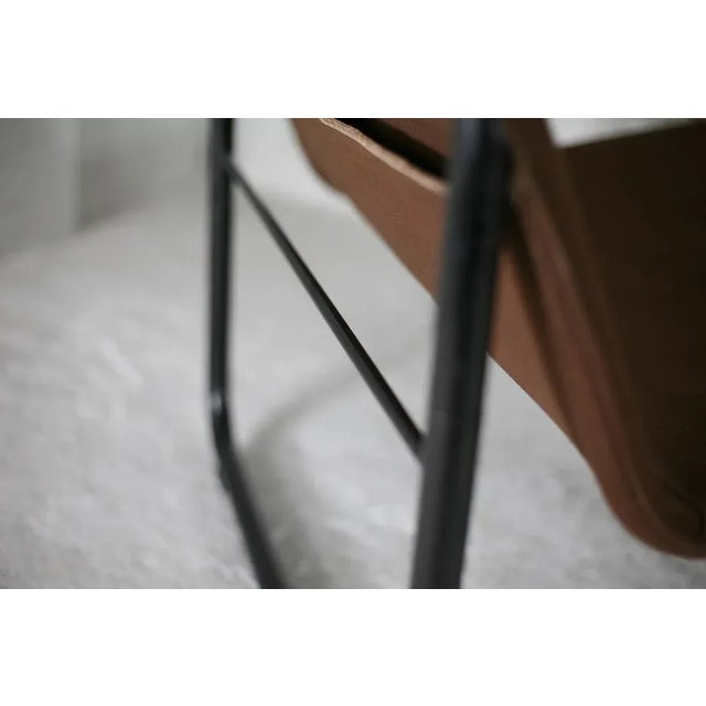 Set of Steel and Canvas Chocolate Chairs from Kebe, Denmark, 1975s For Sale - Image 17 of 18