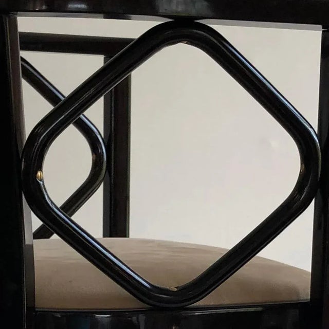 Armchairs attributed to Josef Hoffmann for Thonet, Austria, 1970s, Set of 8 For Sale - Image 11 of 13