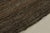 Vintage Square Kilim Rug in Beige-Brown Stripes, Black Striations For Sale In New York - Image 6 of 7