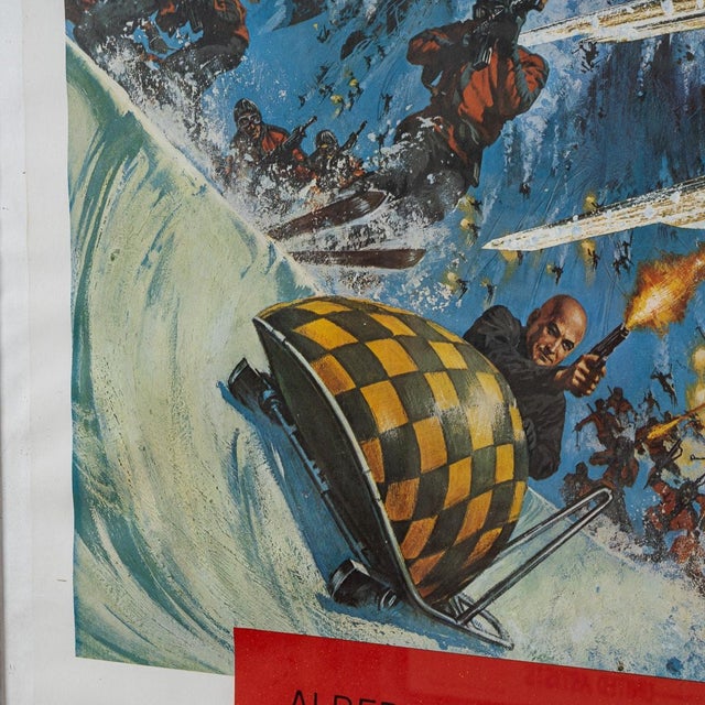 U.S Release James Bond 007 on Her Majestys Secret Service Poster, 1969 For Sale - Image 16 of 18
