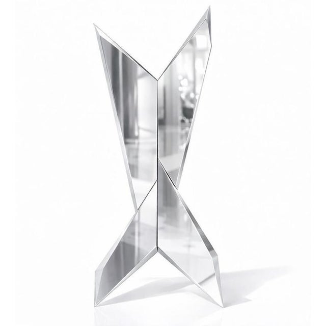 Rocket Bronze Maxi Sculptural Wall Mirror by GTG Design Couture For Sale - Image 12 of 13