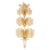 Grand Hotel Wall Sconce in Golden Murano Glass & Brass from Barovier & Toso, 1960s For Sale - Image 13 of 13