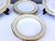 French Porcelain Gold Detailing Lamandinoise Dinner Service, 1970s, Set of 12 For Sale - Image 6 of 13