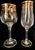 Mid 20th Century Bohemian Geneva Set of Crystal Gold Trimmed Barware - 21 pcs For Sale - Image 10 of 12