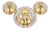 Vintage Wall Lamps and Ceiling Light from Limburg, Germany, 1970s, Set of 3 For Sale