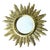 Mid-Century Italian Giltwood Sunburst Mirror, 1960s For Sale