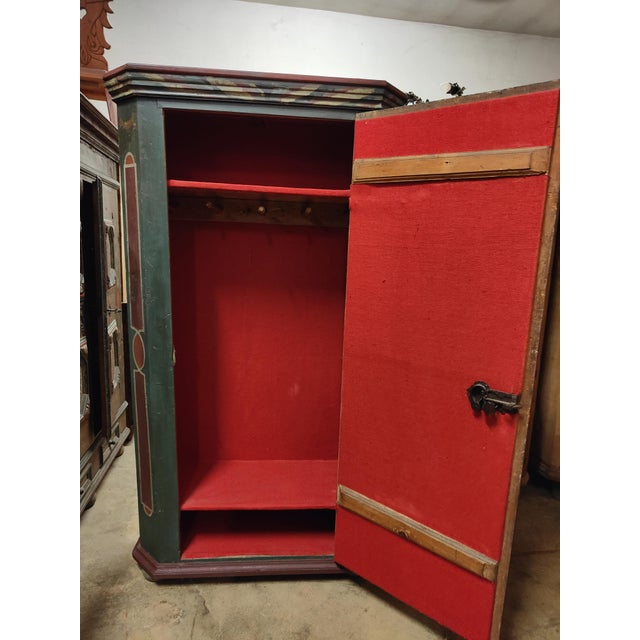 Green Merano Wardrobe, 1809 For Sale - Image 6 of 7