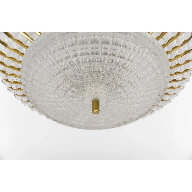 Gold Mid-Century Modern Ceiling Lamp by Emil Stejnar for Rupert Nikoll, 1960s For Sale - Image 8 of 11