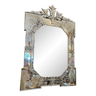 Vintage Italian Venetian Mirror For Sale
