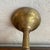Antique Industrial Brass Wall Sconce With Acid-Etched Ribbed Glass Shade For Sale - Image 9 of 10