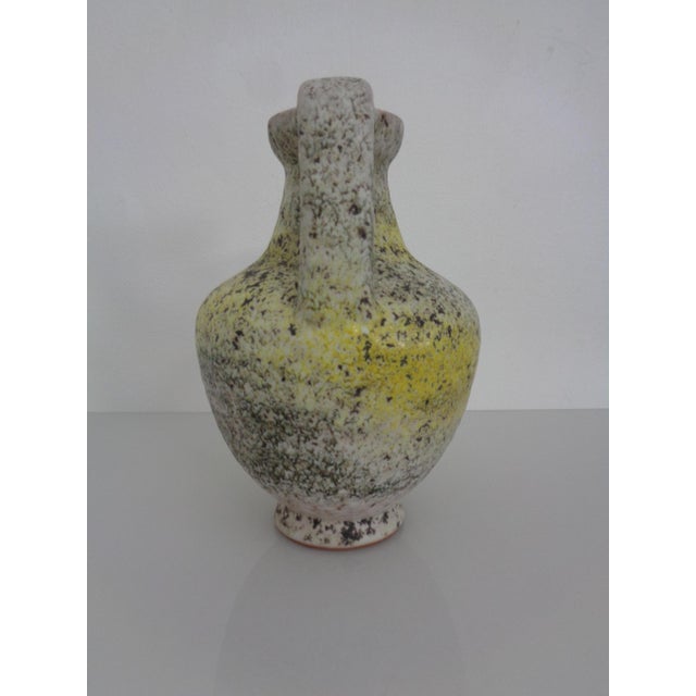Ceramic Ceramic 7302 Handled Vase by Fridegart Glatzle for Karlsruher Majolika, Germany, 1960s For Sale - Image 7 of 15