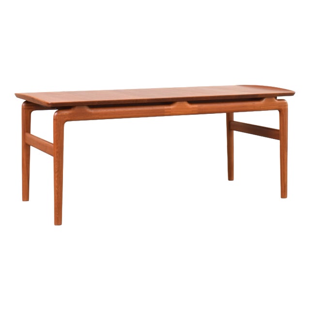 Teak Model 640 Coffee Table by Peter Hvidt & Orla Mølgaard-Nielsen for France & Søn, 1950s For Sale