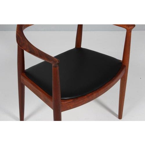 2000 - 2009 PP503 Chair in Walnut and Leather from Hans J. Wegner for PP Møbler, 2000s For Sale - Image 5 of 11