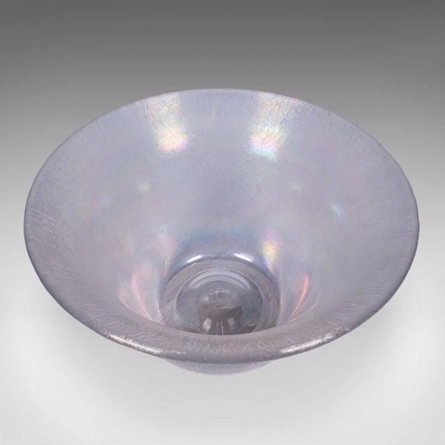 Vintage Lustre Fruit Bowl, Continental, Art Glass, Display Dish, Kitchen, Lounge For Sale - Image 6 of 11