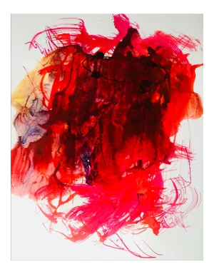"Asia" Original Fine Art Ink Brush Painting on Paper by Erik Sulander