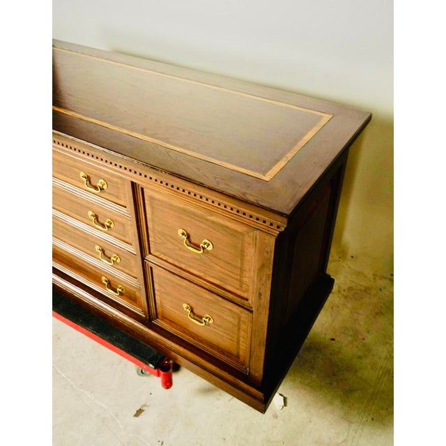 1960s 1960s Vintage Two Tone Mahogany Credenza For Sale - Image 5 of 11