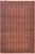 Rustic Bokhara Peach/Black Hand Knotted Wool Rug For Sale - Image 9 of 9