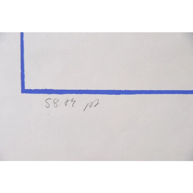 1950s Abstractive Modern Colored Lithograph by Hardy Strid, 1950s For Sale - Image 5 of 8