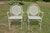 Wrought Iron Patio Set—Four Armchairs and a Table With a Glass Top For Sale - Image 9 of 18