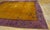 1920s Extraordinary Gold Ground Color Wiht Violet Border Antique Chinese Art Deco Rug by Nichols Workshop For Sale - Image 5 of 8