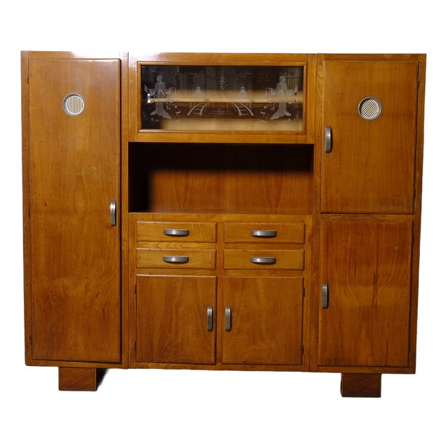 Vintage Italian Wooden Sideboard, 1950s-1960s For Sale