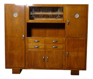 Vintage Italian Wooden Sideboard, 1950s-1960s
