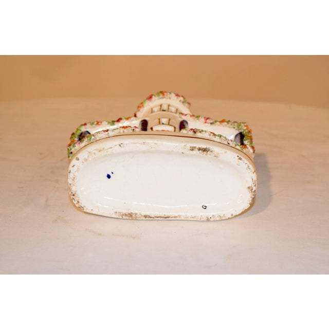 19th Century 19th C Staffordshire Cottage With Swans For Sale - Image 5 of 7