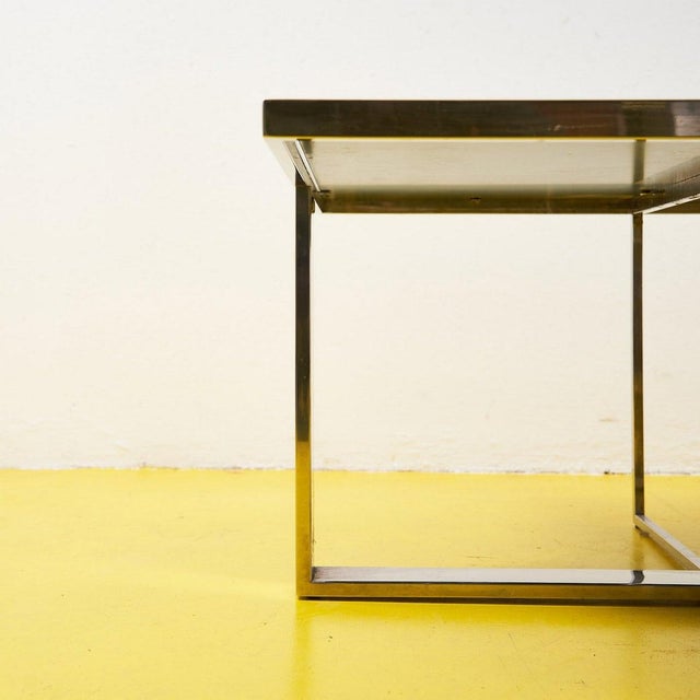 Chrome Coffee Table with Double Glass Top For Sale - Image 5 of 8