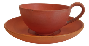 Cup and Saucer by Svend Hammershøi for Kähler, 1930s, Set of 2