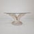Italian Flower Coffee Table in Plaster with Facet Cut Round Plate, 1970s For Sale - Image 6 of 18