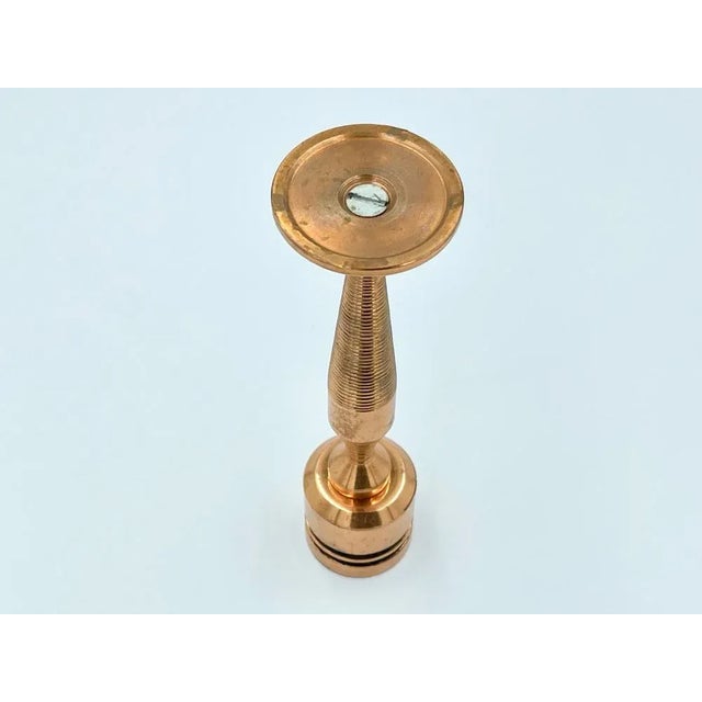 Brutalist Cooper Candleholder, 1970s For Sale - Image 4 of 6